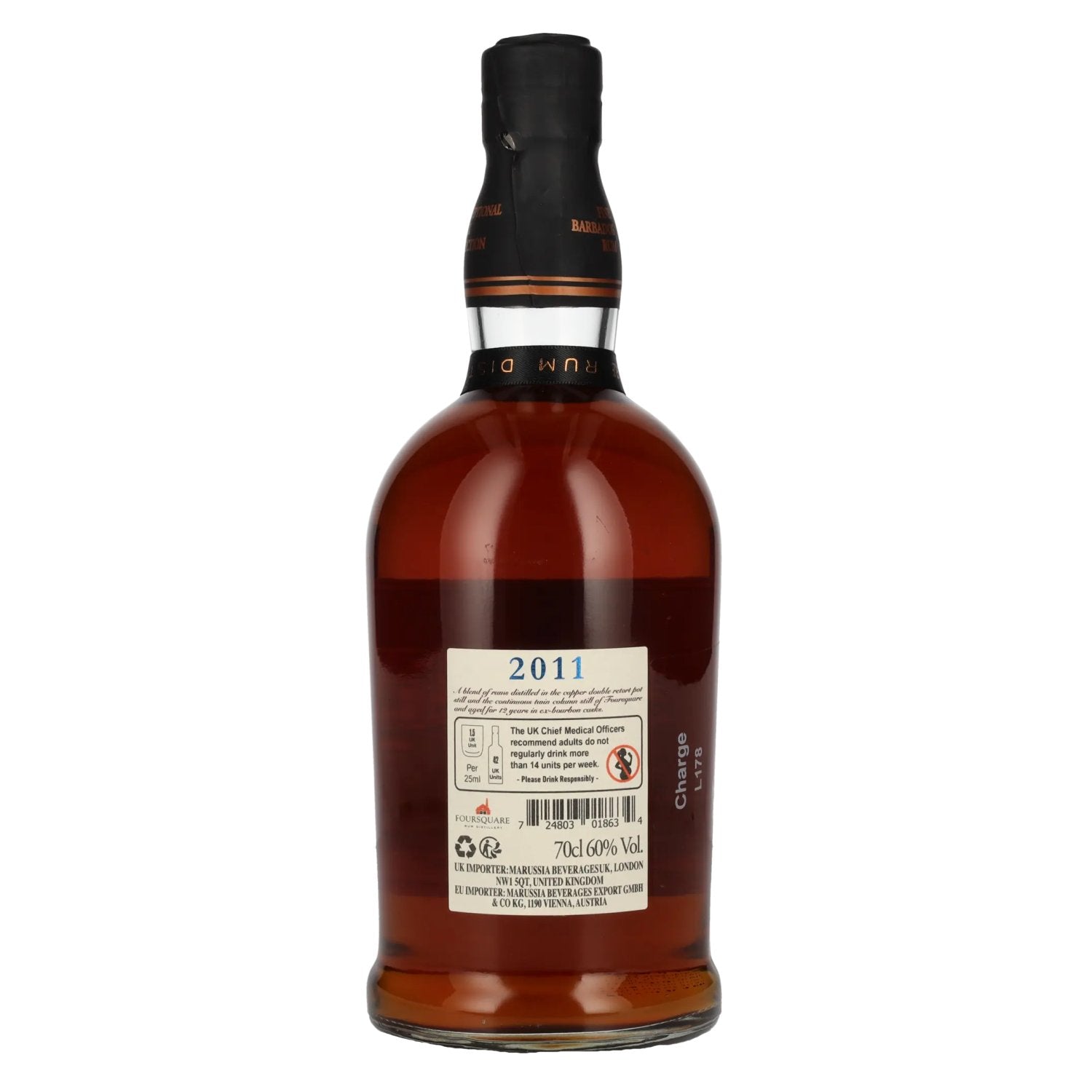 Foursquare 12 Years Old Exceptional Cask SELECTION MARK XXIV 2011 60% Vol. 0,7l