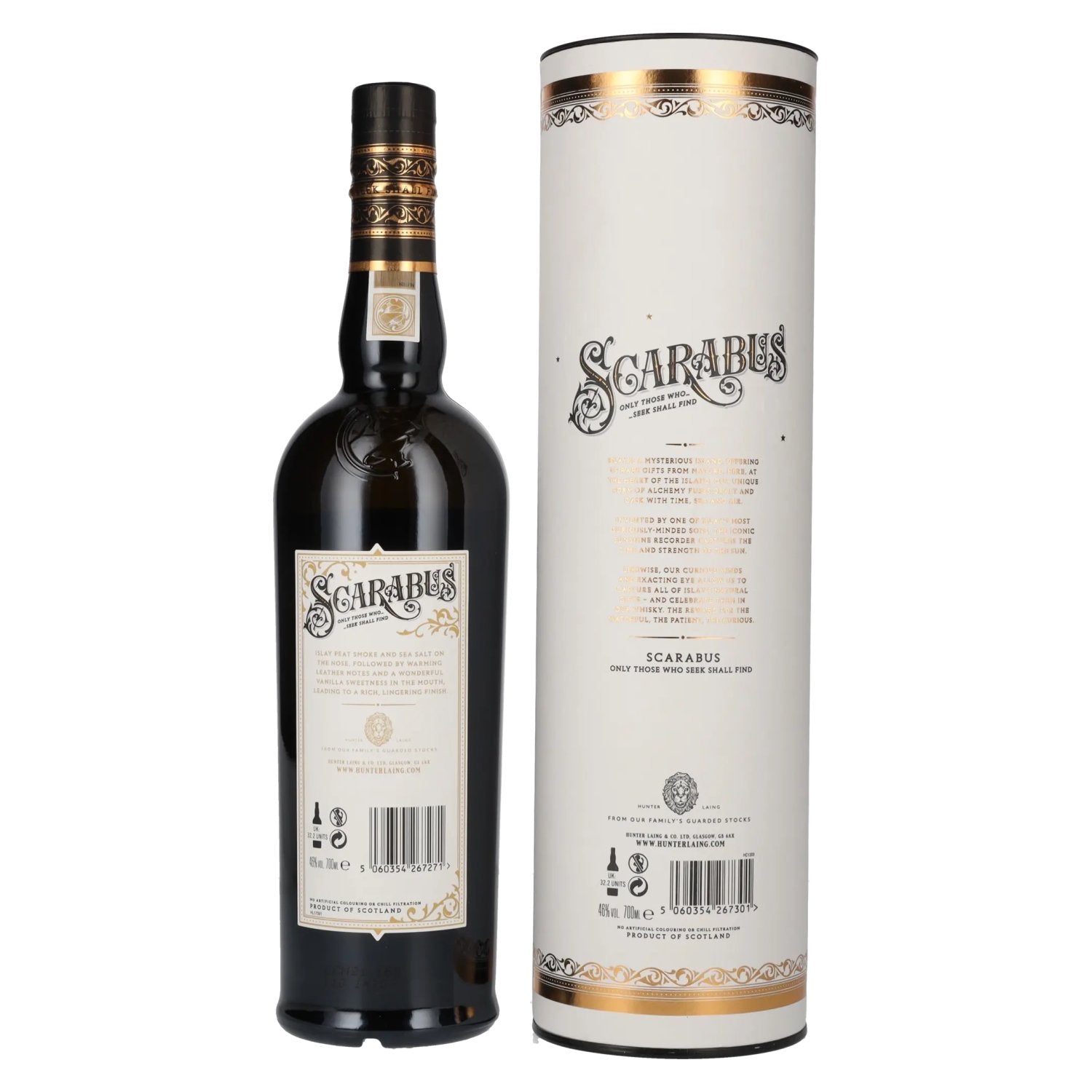 Hunter Laing SCARABUS Islay Single Malt Specially Selected 46% Vol. 0,7l en coffret cadeau