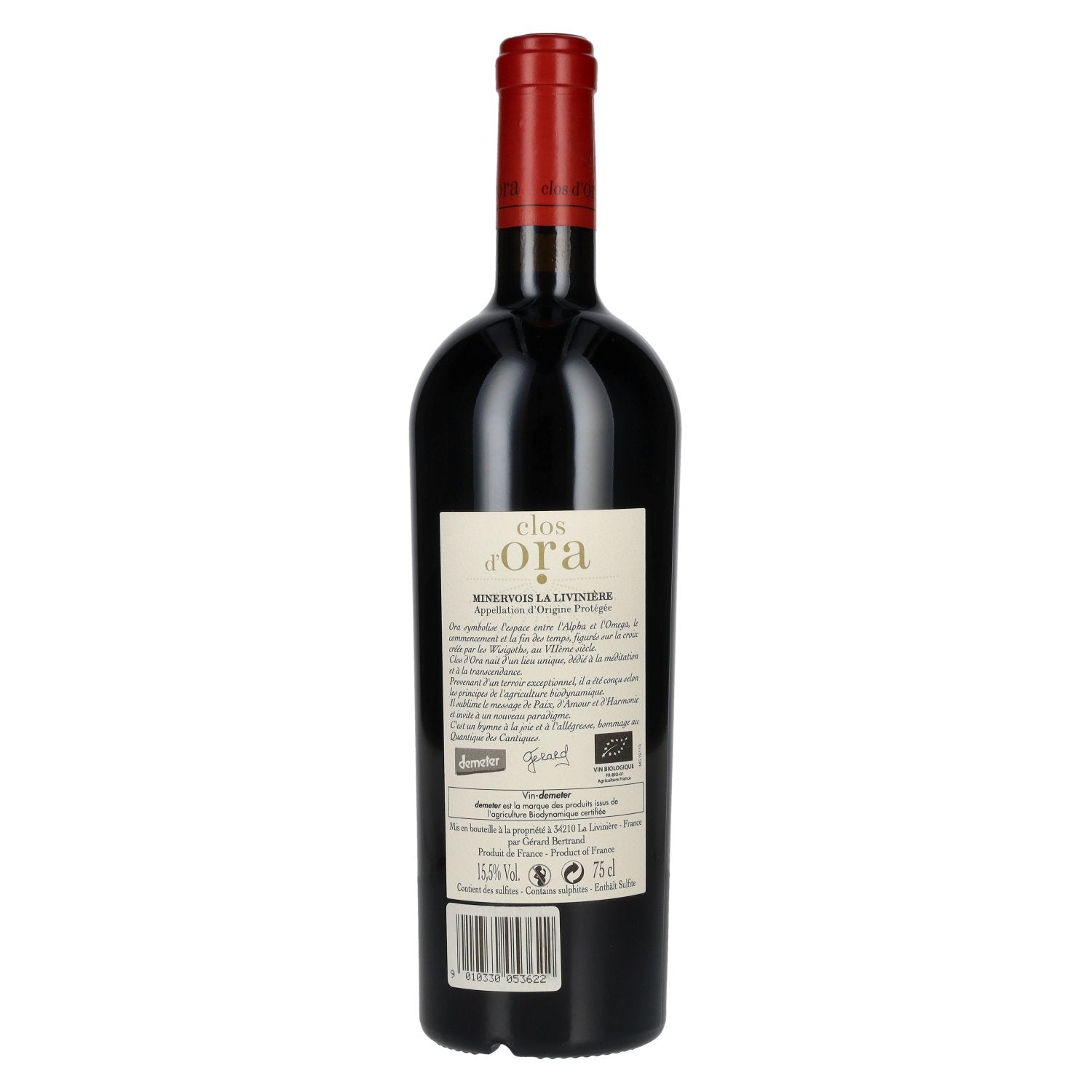 Gérard Bertrand Clos D'Ora 2018 15,5% Vol. 0,75l