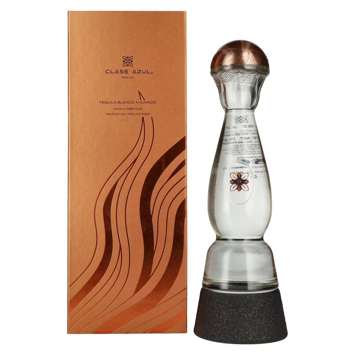 Tequila Clase Azul BLANCO Ahumado 45 % vol., 0,7 l, dans un coffret cadeau
