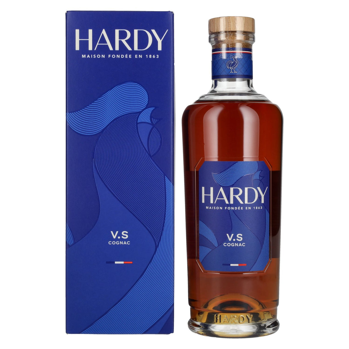 Hardy V.S Fine Cognac 40 % vol., 0,7 l, dans un coffret cadeau