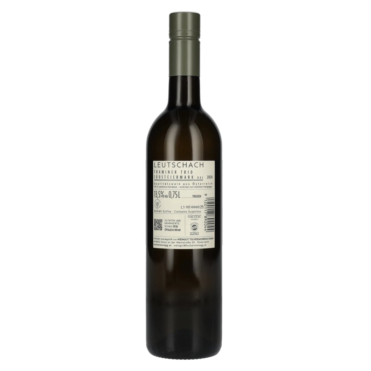 Tschermonegg Traminer Trio Leutschach Südsteiermark DAC 2024 13,5% Vol. 0,75l