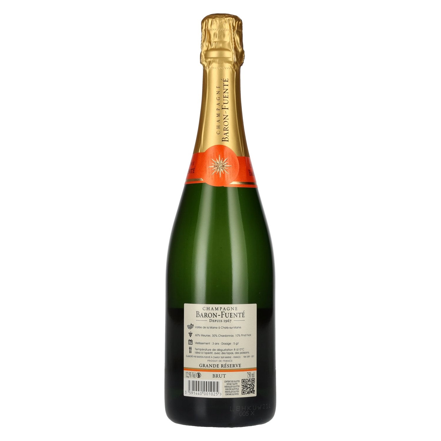 Baron-Fuenté GRANDE RÉSERVE Champagne Baron-Fuenté Brut 12,5% Vol. 0,75l