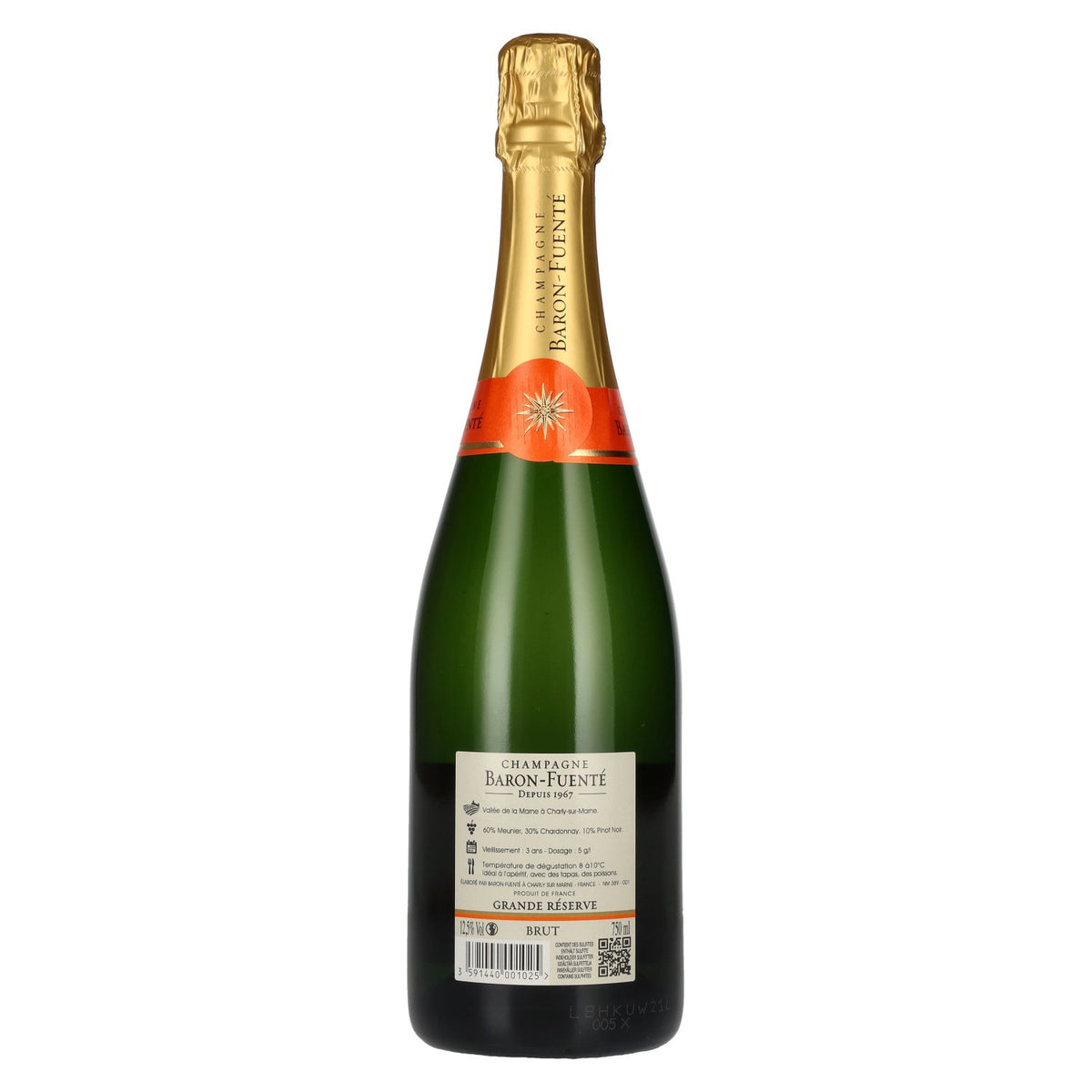 Champagne Baron-Fuenté GRANDE RÉSERVE Champagne Brut 12.5% ABV 0.75l