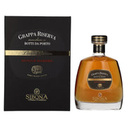 Sibona GRAPPA RISERVA Botti da Porto SINGLE BARREL Édition limitée 44 % vol. 0,7 l dans un coffret cadeau