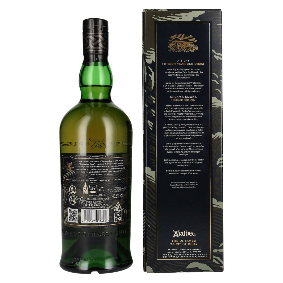 Ardbeg 15 Years Old The Ultimate Trudernish Islay Single Malt 48,8% vol. 0,7 l in geschenkverpakking