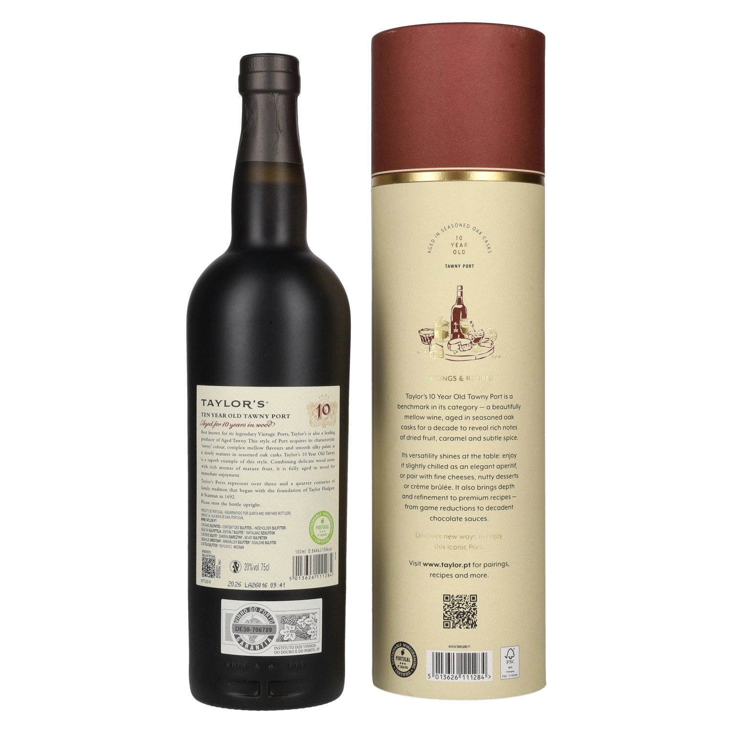Taylor's 10 Years Old Tawny Port 20% Vol. 0,75l in Geschenkbox