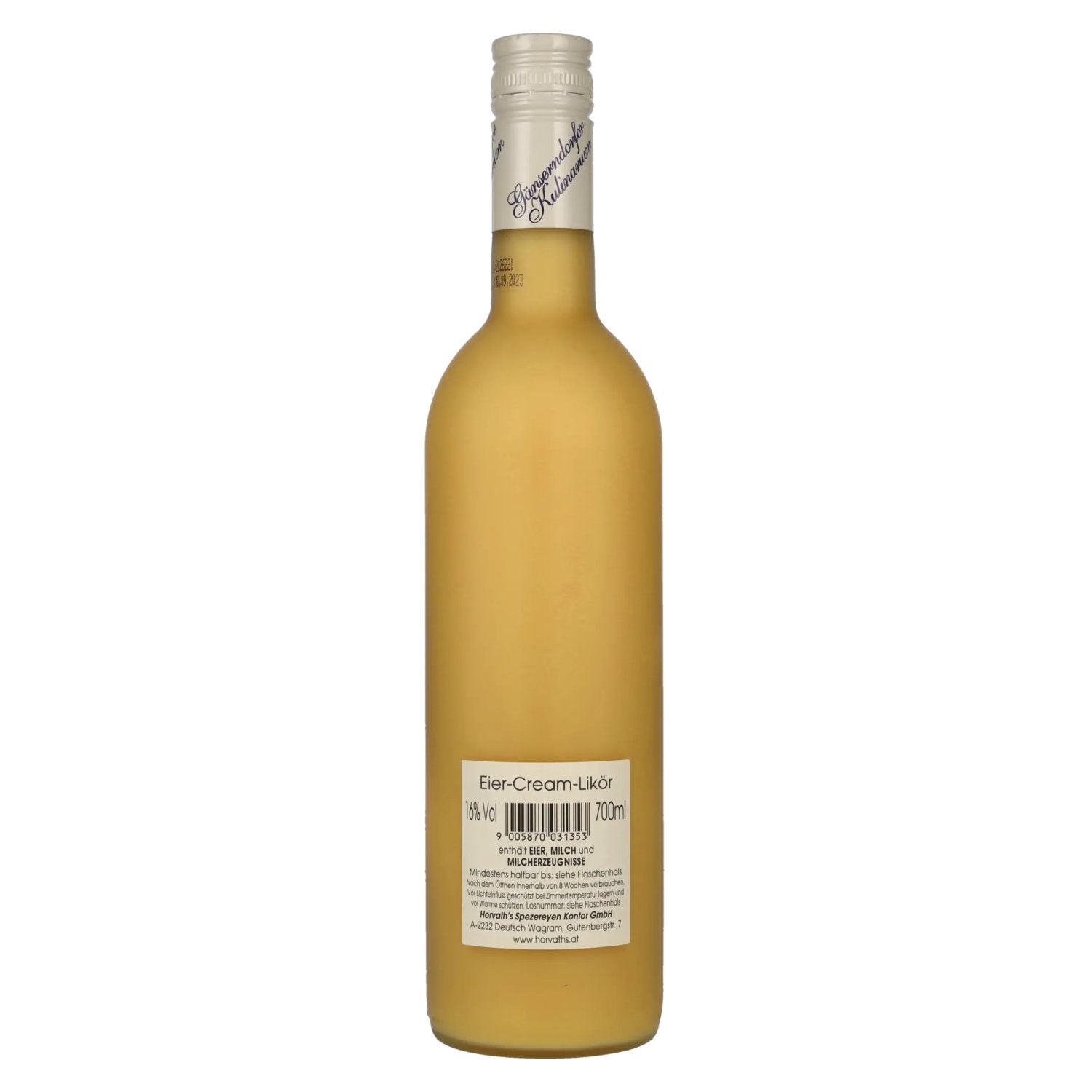 Gänserndorfer Kulinarium eierroomlikeur met bourbon vanille 16% vol. 0.7l