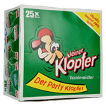 Kleiner Klopfer woodruff liqueur, 16% ABV, 25 x 0.02 l