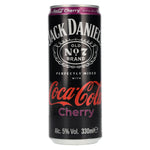 Whisky Jack Daniel's n° 7 &amp; Coca Cola CHERRY 5 % vol., canette de 0,33 l, consigne