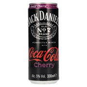 Jack Daniel's No. 7 Whiskey & Coca Cola CHERRY 5% Vol. 0,33l Dose Pfand