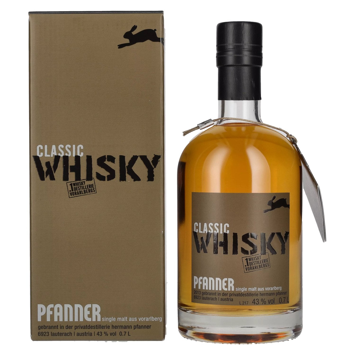 Pfanner Classic Single Malt Whisky 43% Vol. 0,7l in gift box