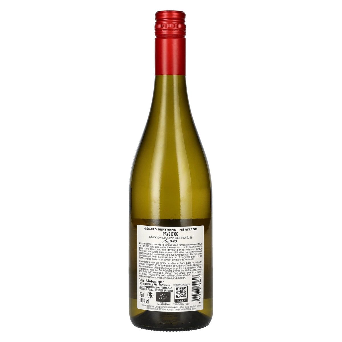 Gérard Bertrand An 940 Chardonnay 2024 13,5 % vol. 0,75 l