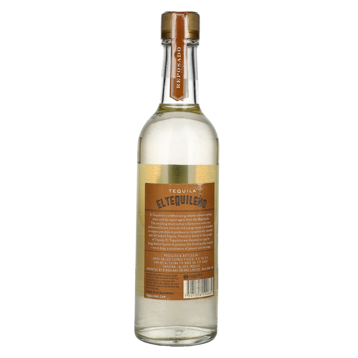 El Tequileño Reposado 100% agave 38% vol. 0,5 l
