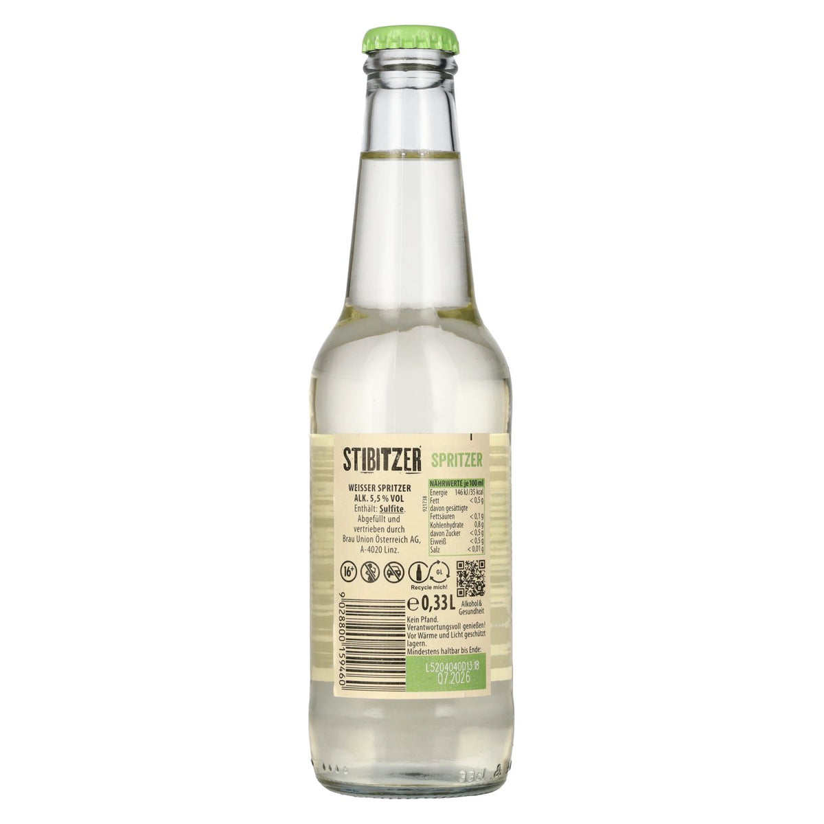 Stibitzer Weisser Spritzer 5,5% vol. 0,33l