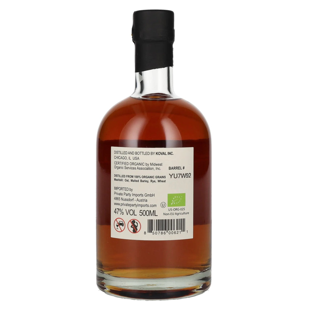 Koval Four Grain Single Barrel Whisky 47% ABV 0.5l
