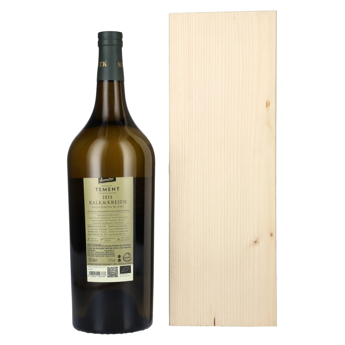 Tement Sauvignon Blanc Kalk & Kreide Südsteiermark DAC 2025 12% Vol. 1,5l in Holzkiste
