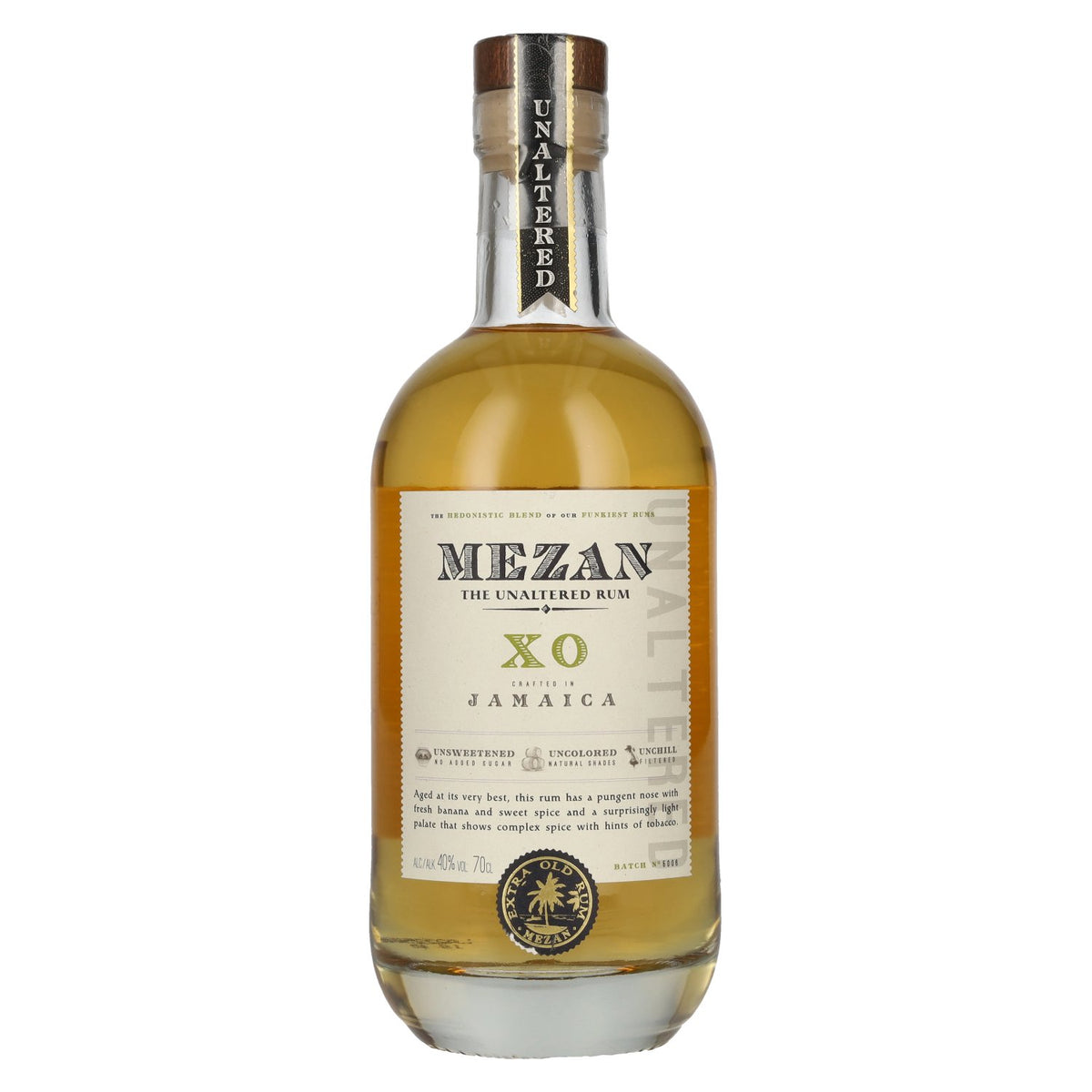 Mezan XO The Unaltered Jamaica Rum 40% Vol. 0,7l
