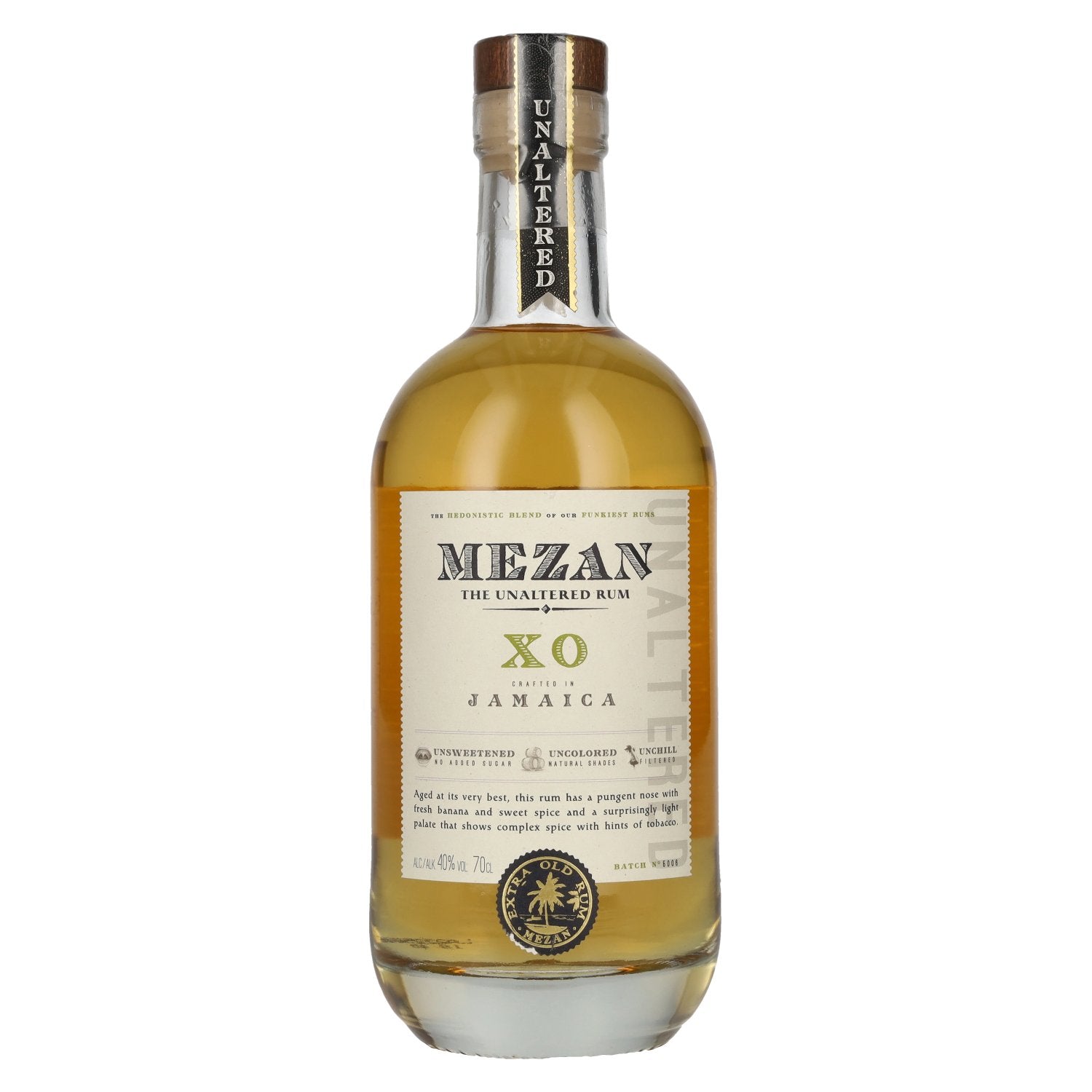 Mezan XO The Unaltered Jamaica Rum 40% Vol. 0,7l