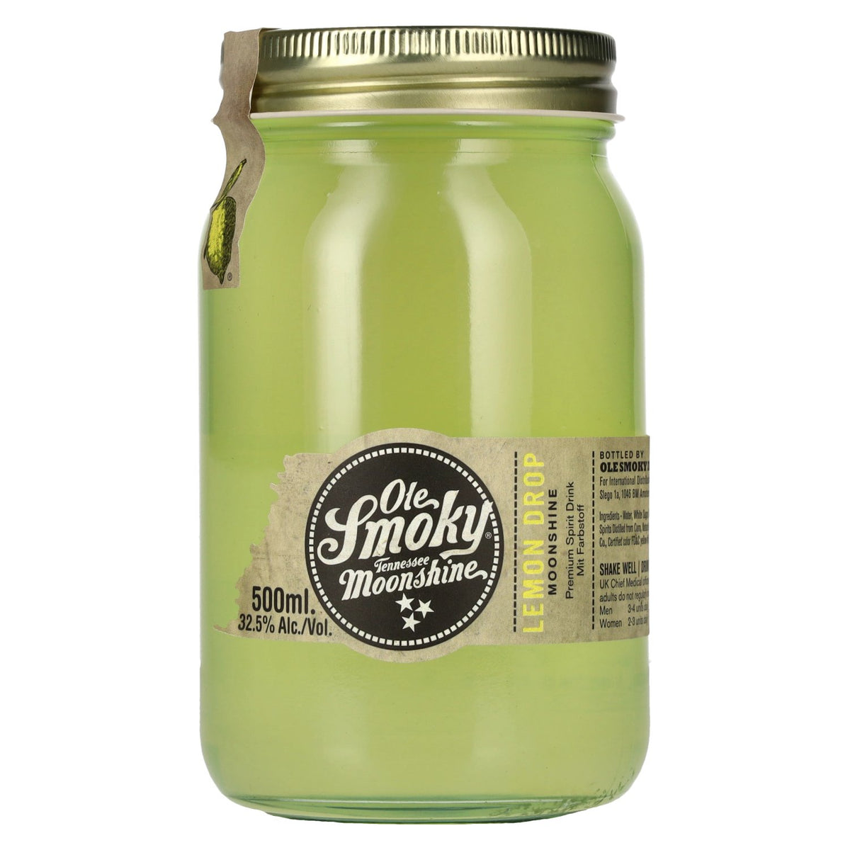 Ole Smoky Tennessee Moonshine LEMON DROP 32,5 % vol. 0,5 l