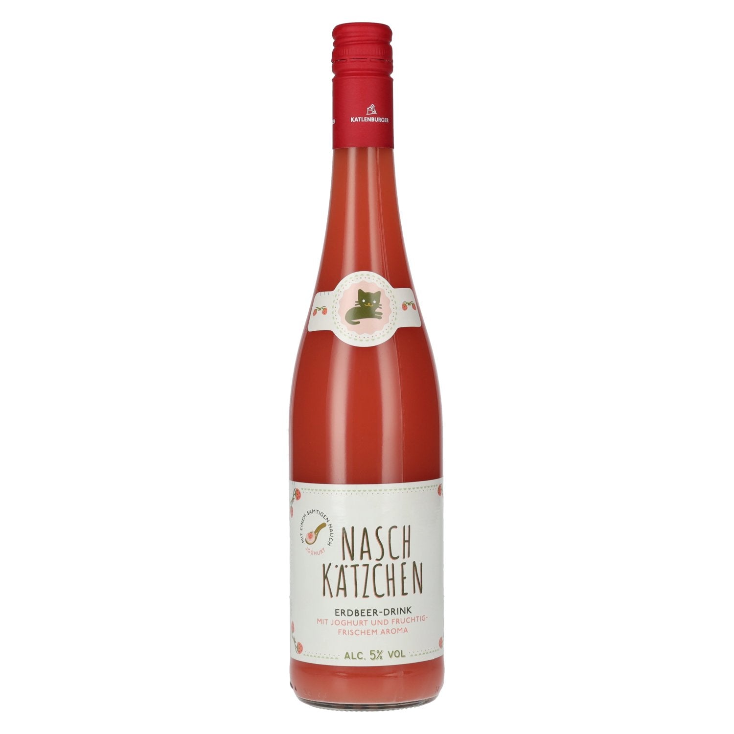 Katlenburger Naschkätzchen Erdbeer-Drink 5% Vol. 0,75l