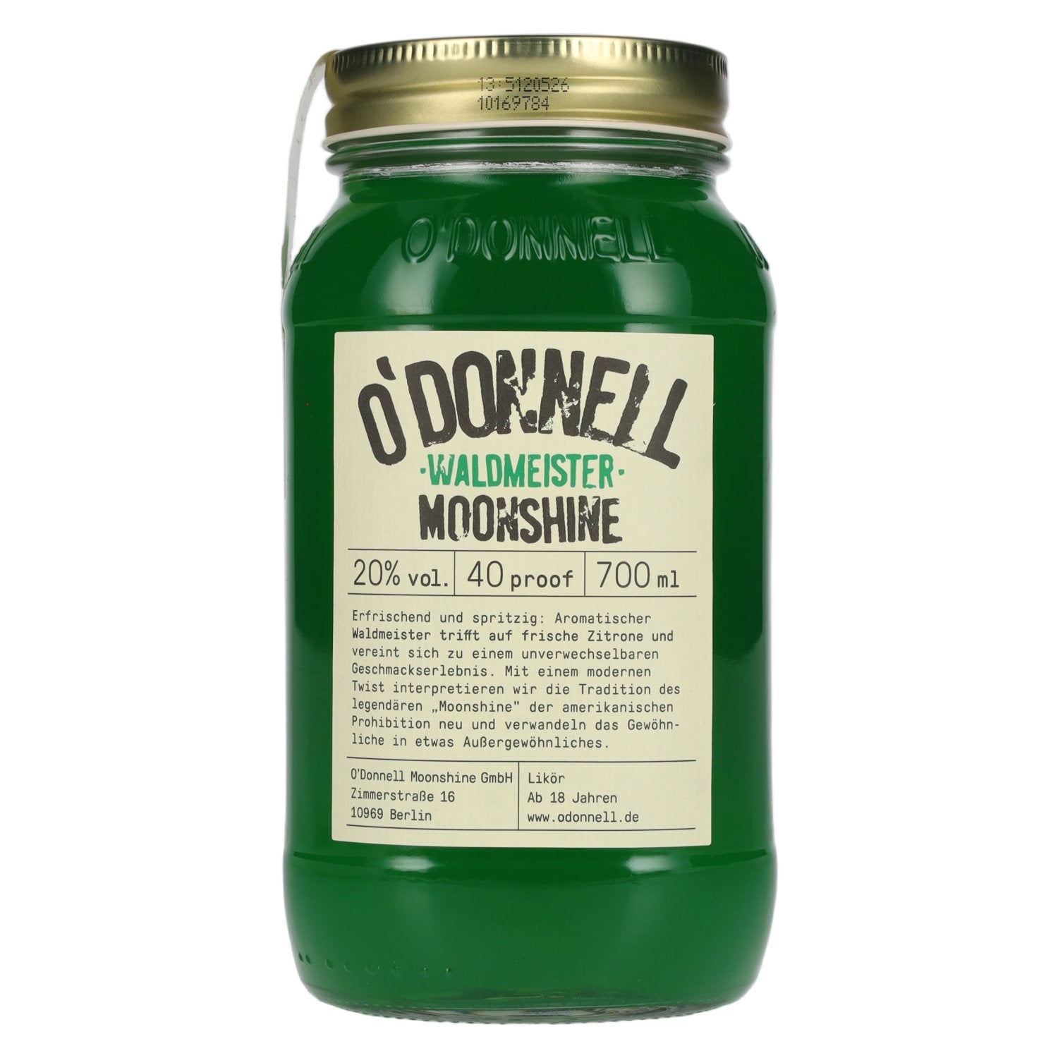 O'Donnell Moonshine WALDMEISTER Likör 20% Vol. 0,7l