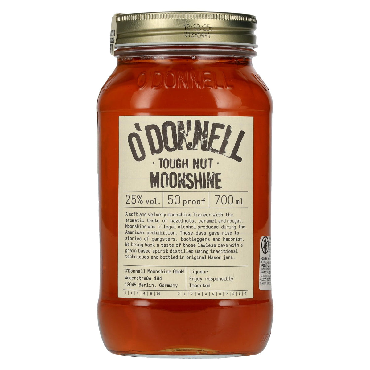 O'Donnell Moonshine HARTE NUSS Liqueur 25% vol. 0.7 l
