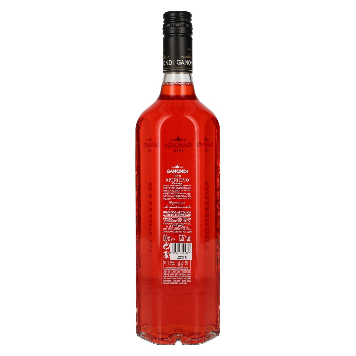 Gamondi Aperitivo Orange Mediterranean 13,5% Vol. 1l