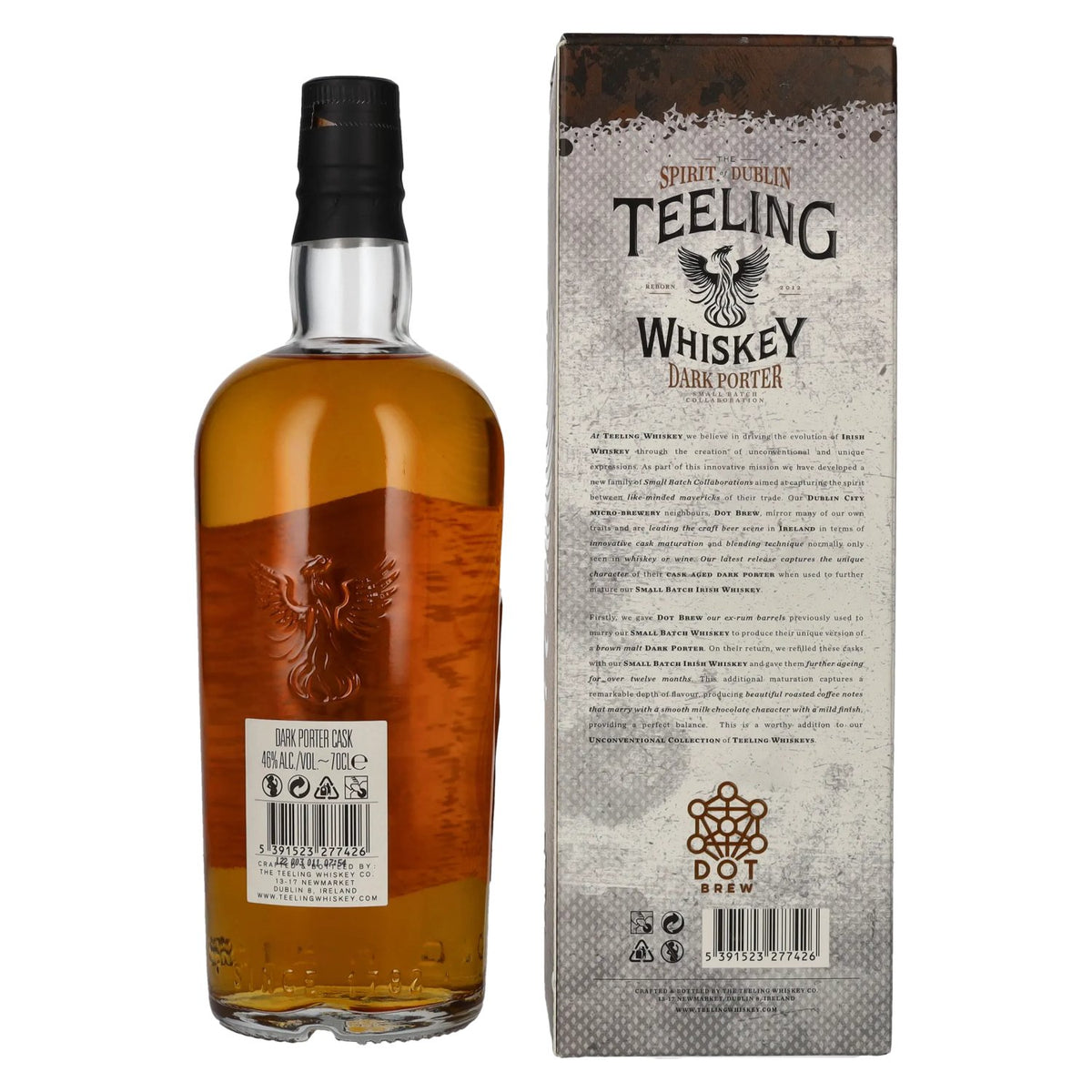 Teeling Whiskey DARK PORTER Small Batch Collaboration 46% vol. 0,7 l in geschenkverpakking