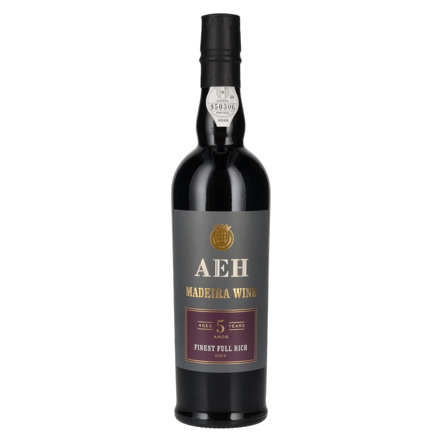 AEH 5 Jaar Oude Fijnste Volle Rijke Doce Madeira Wijn 19% Vol. 0,5l