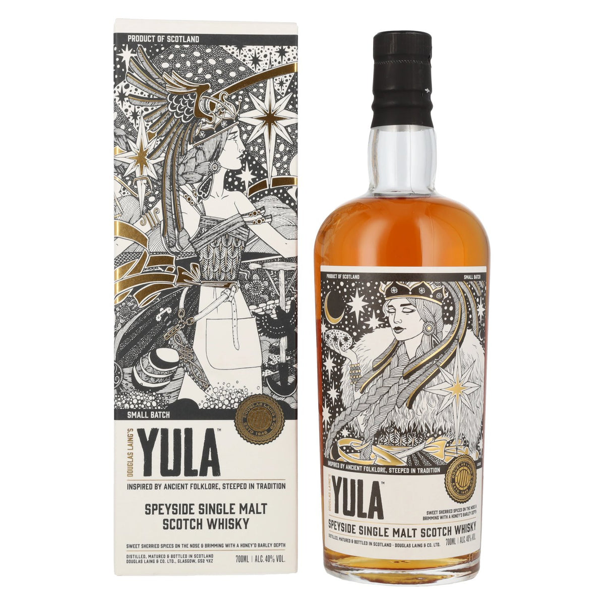 Douglas Laing YULA Speyside Single Malt Scotch Whisky 40% ABV, 0.7l in a gift box