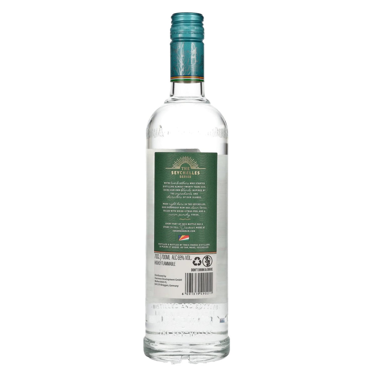 Takamaka OVERPROOF RUM 69 % vol. 0,7 l