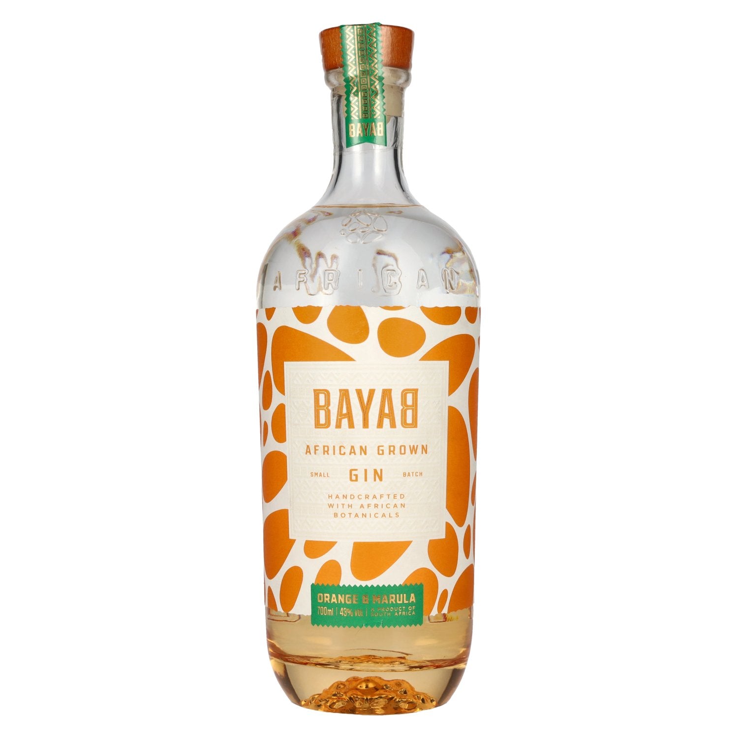 BAYAB African Grown Orange & Marula Small Batch Gin 43% Vol. 0,7l