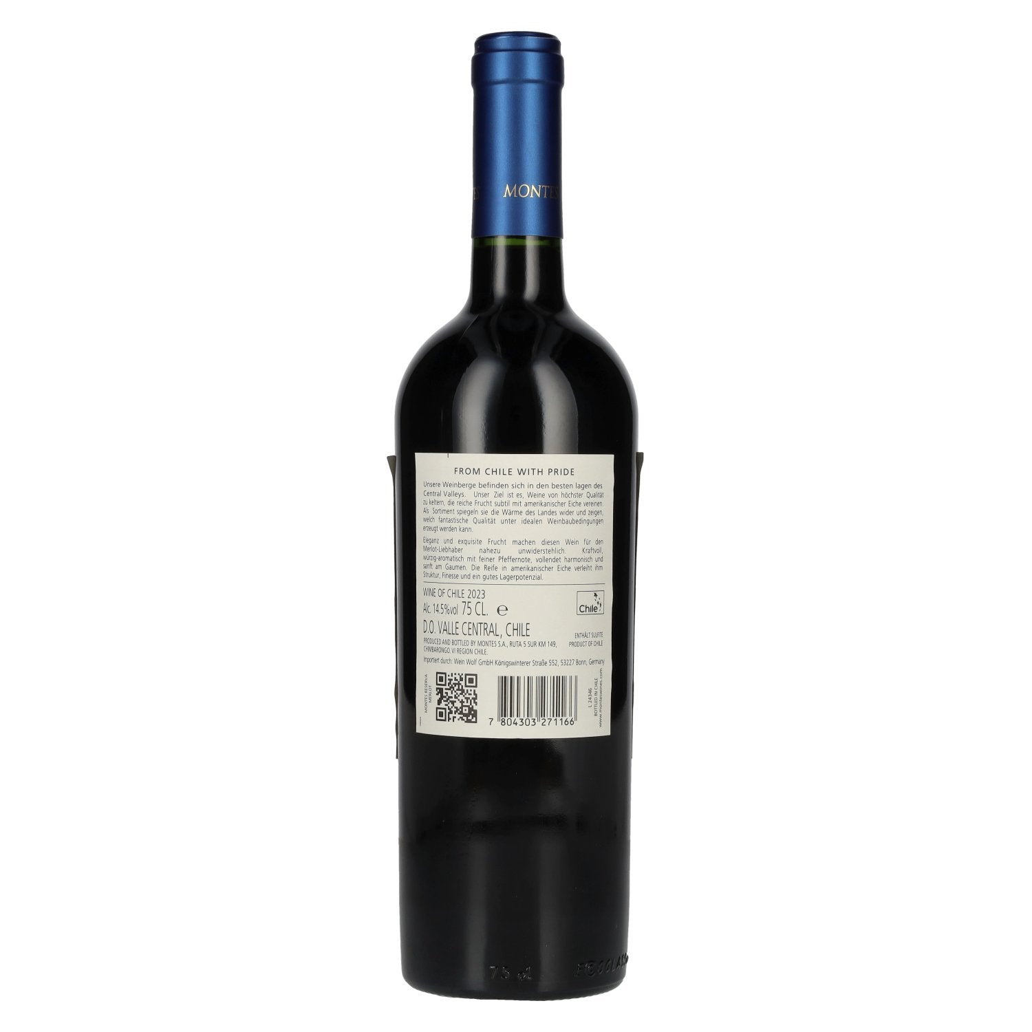 Montes MERLOT Reserva 2023 14.5% ABV 0.75l