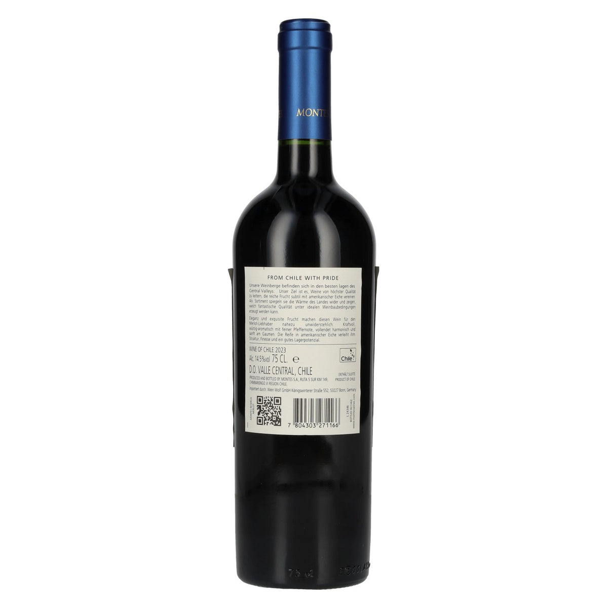 Montes MERLOT Reserva 2023 14,5% Vol. 0,75l
