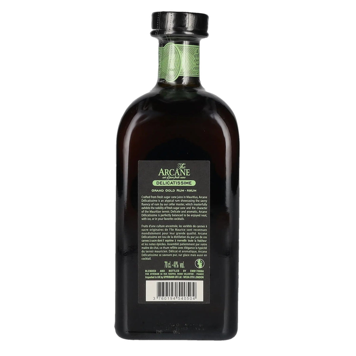 The Arcane DELICATISSIME Grand Gold Rum 41% Vol. 0,7l
