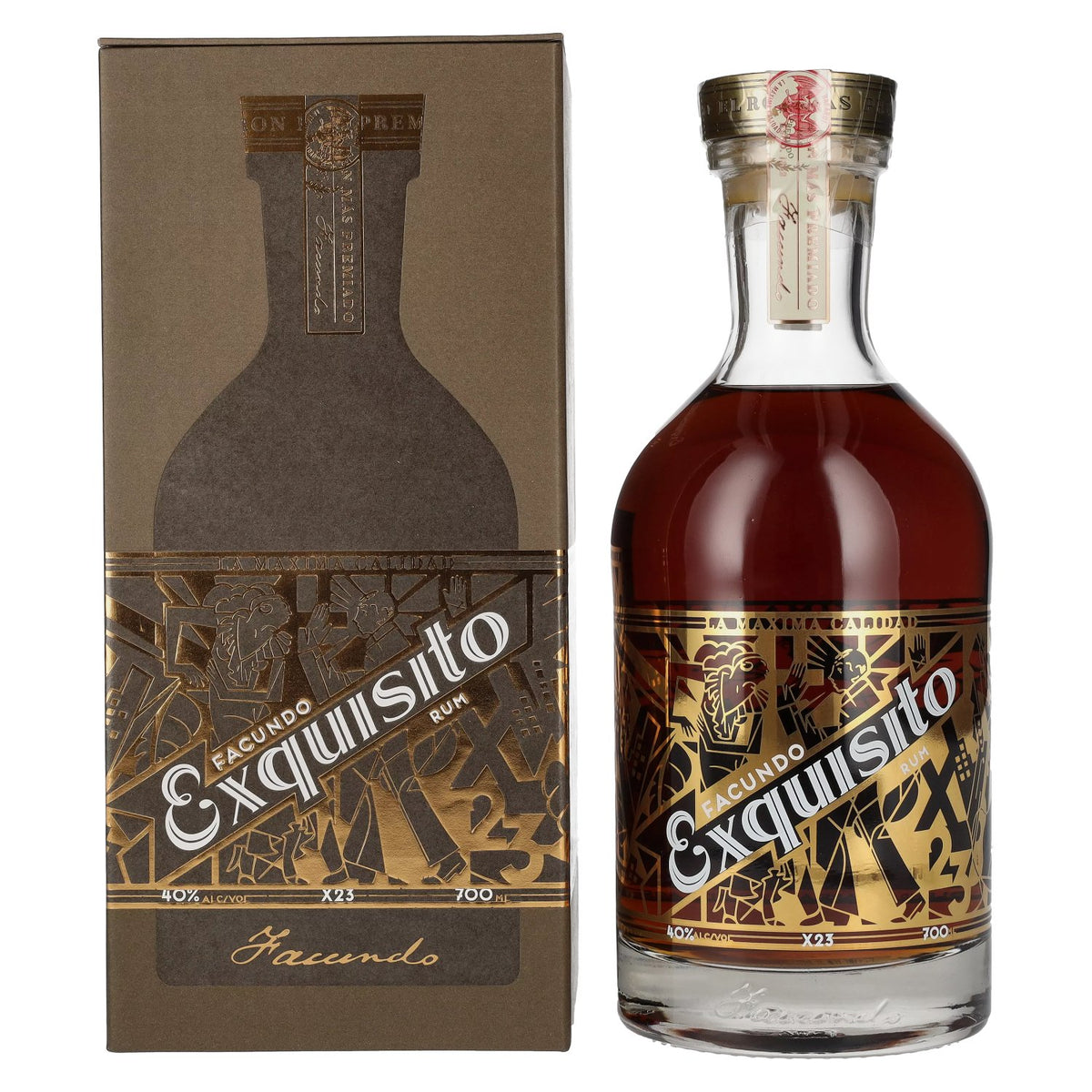 Rhum Facundo EXQUISITO 40 % vol., 0,7 l, dans un coffret cadeau