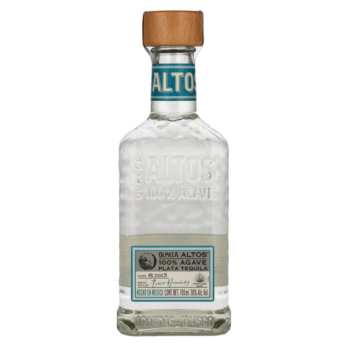 Tequila Olmeca Altos Plata 100 % agave, 38 % vol., 0,7 l
