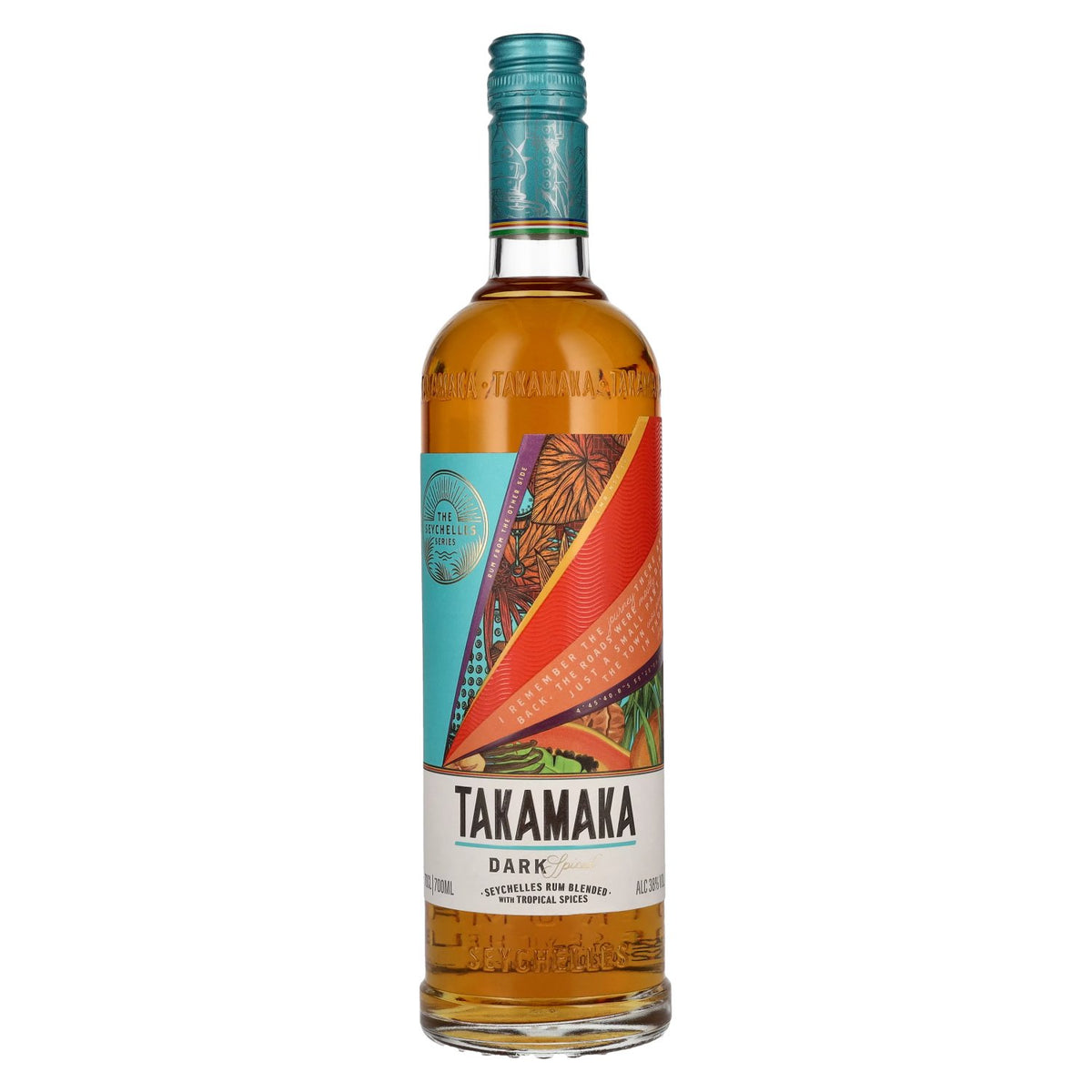 Takamaka DARK SPICED Spirit Drink 38 % vol. 0,7 l