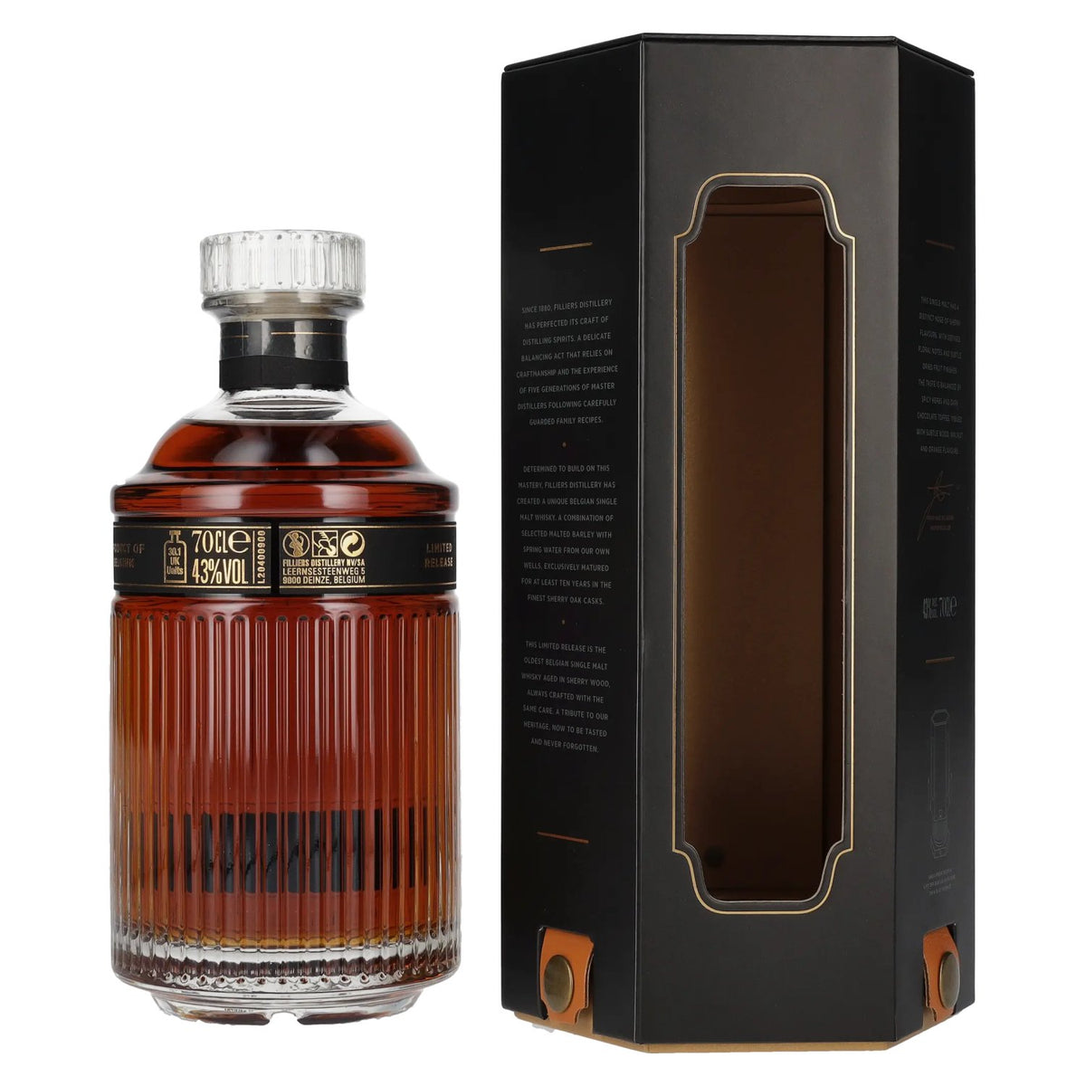 Filliers 10 Year Old Belgian Single Malt Whisky 43% Vol. 0,7l in Geschenkbox