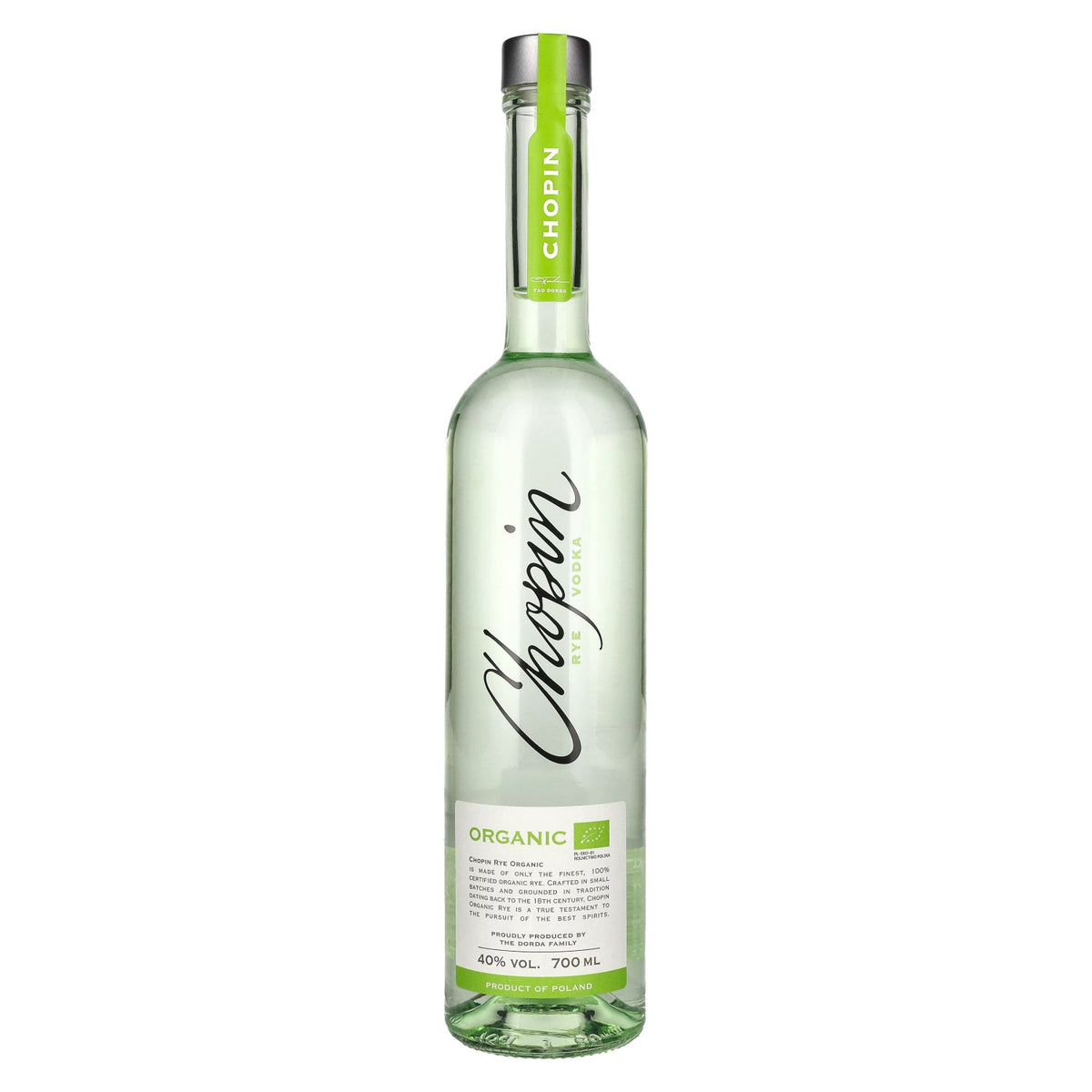 Vodka Chopin au seigle bio, 40 % vol., 0,7 l