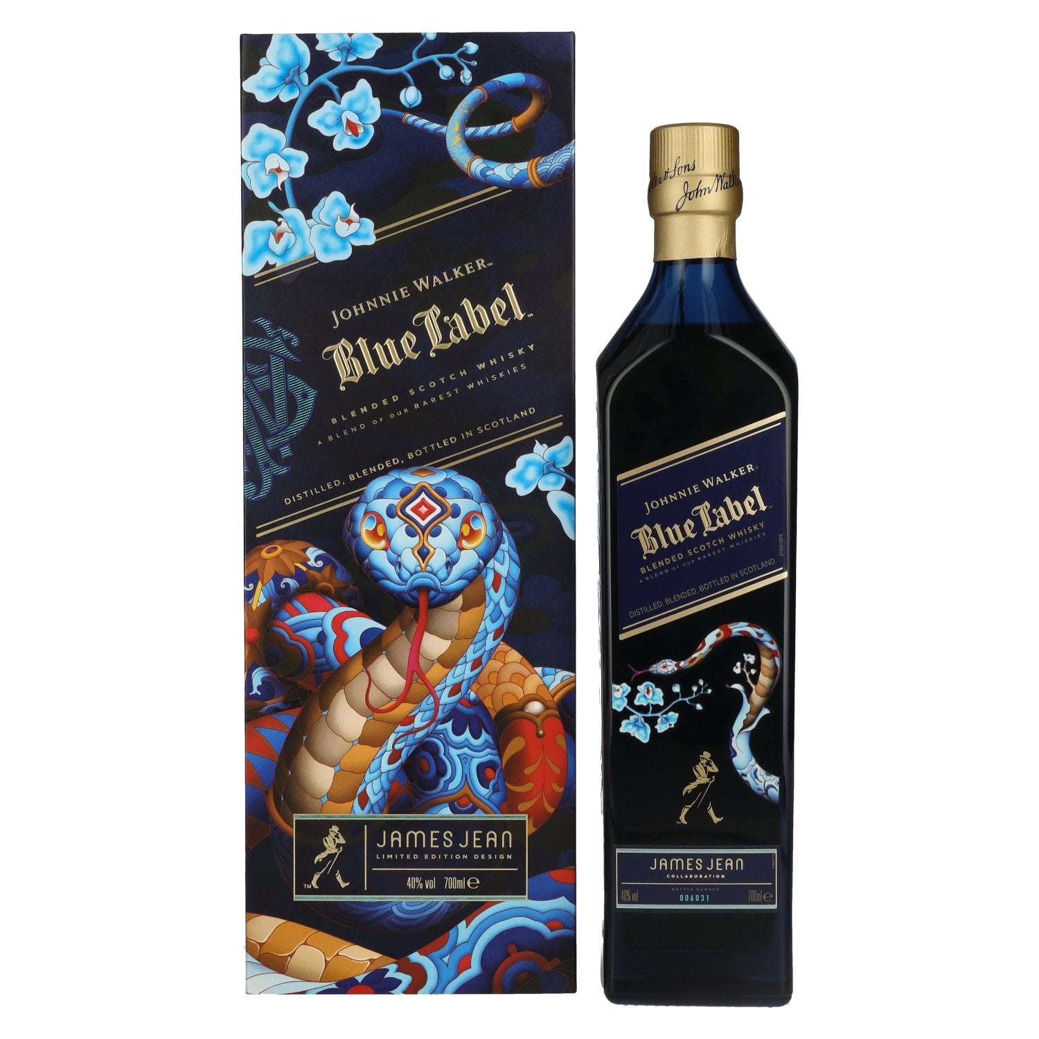 Johnnie Walker Blue Label YEAR OF THE SNAKE 2025 40% Vol. 0,7l in gift box