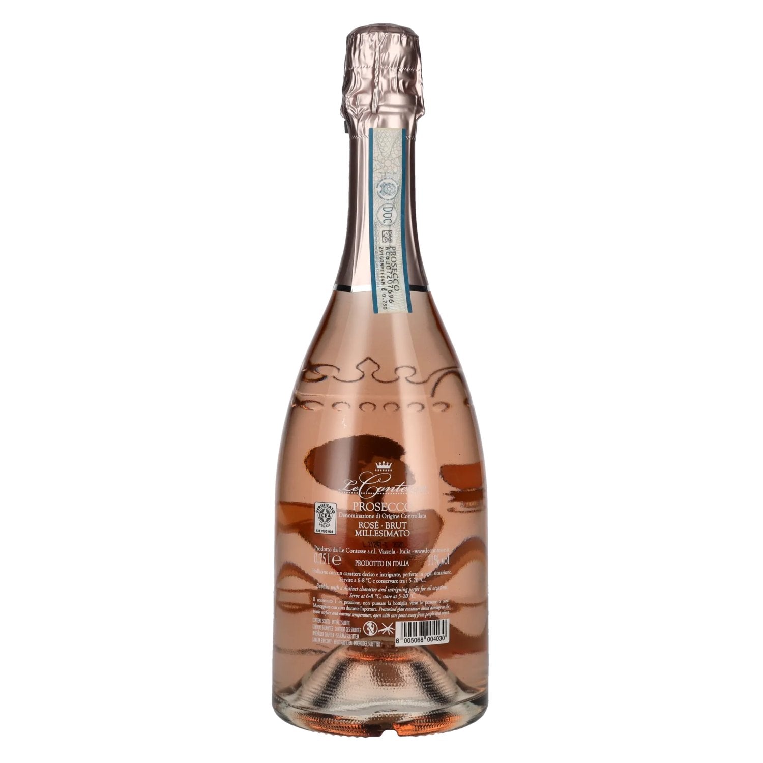 Le Contesse Prosecco Rosè Brut DOC 11% Vol. 0,75l