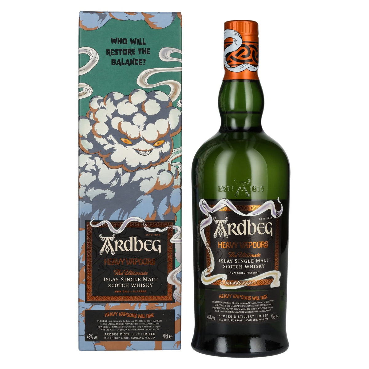 Ardbeg HEAVY VAPOURS Islay Single Malt 46% Vol. 0,7l in Geschenkbox