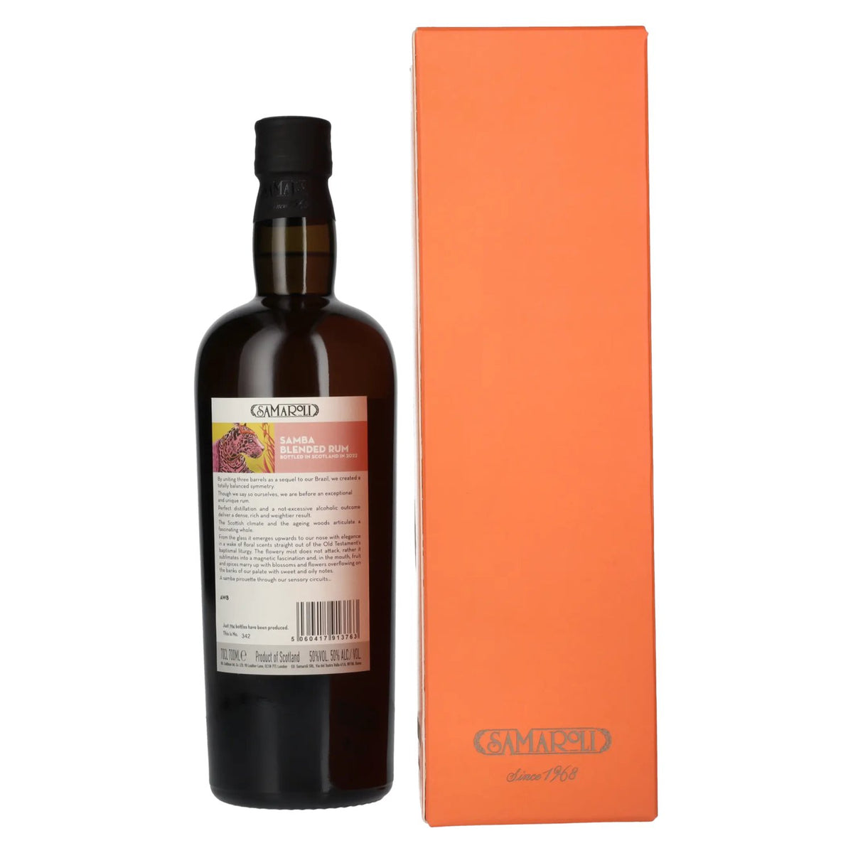 Samaroli Samba Blended Rum 2022 50 % vol. 0,7 l dans un coffret cadeau