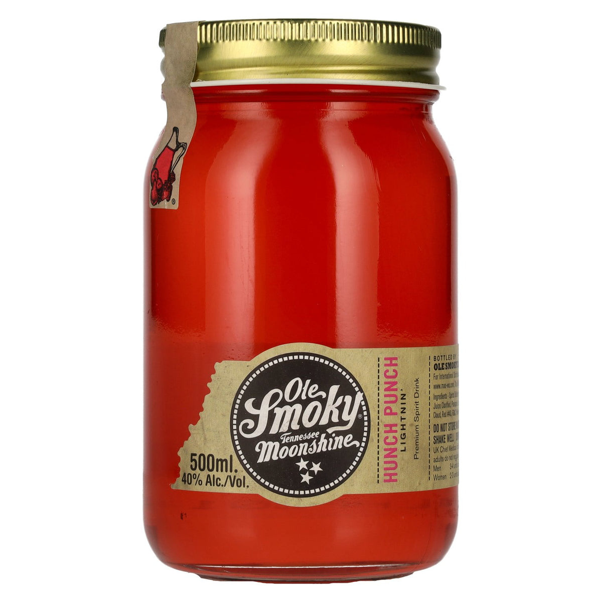 Ole Smoky Tennessee Moonshine HUNCH PUNCH 40% vol. 0.5 l