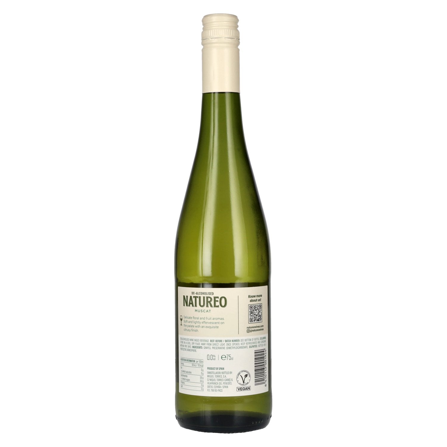 Torres Natureo Muscat sans alcool 2025 0,75l