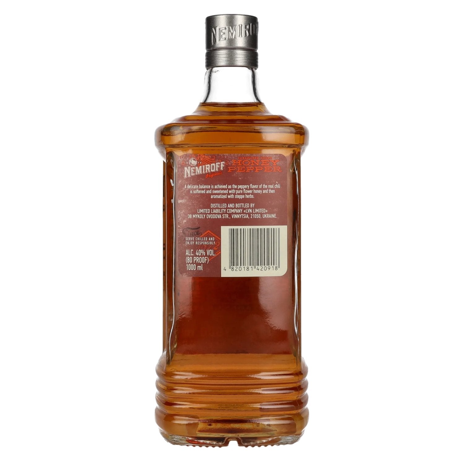 Nemiroff HONEY PEPPER Vodka aromatisée 40% vol. 1l