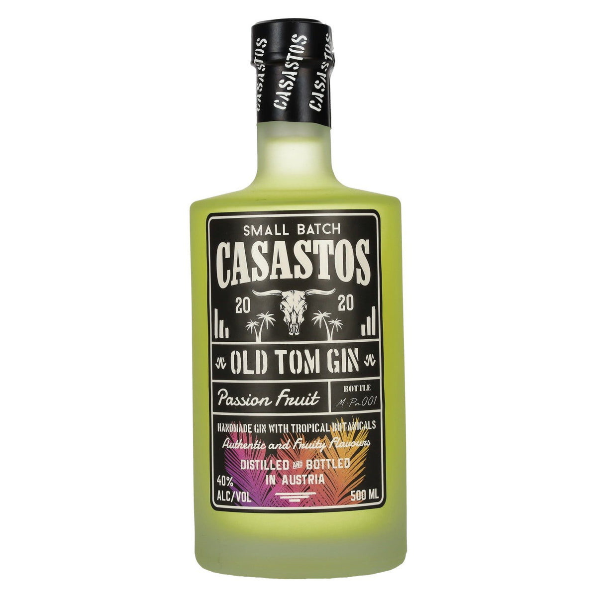 CASASTOS Old Tom Gin Small Batch Passion Fruit 40% Vol. 0,5l