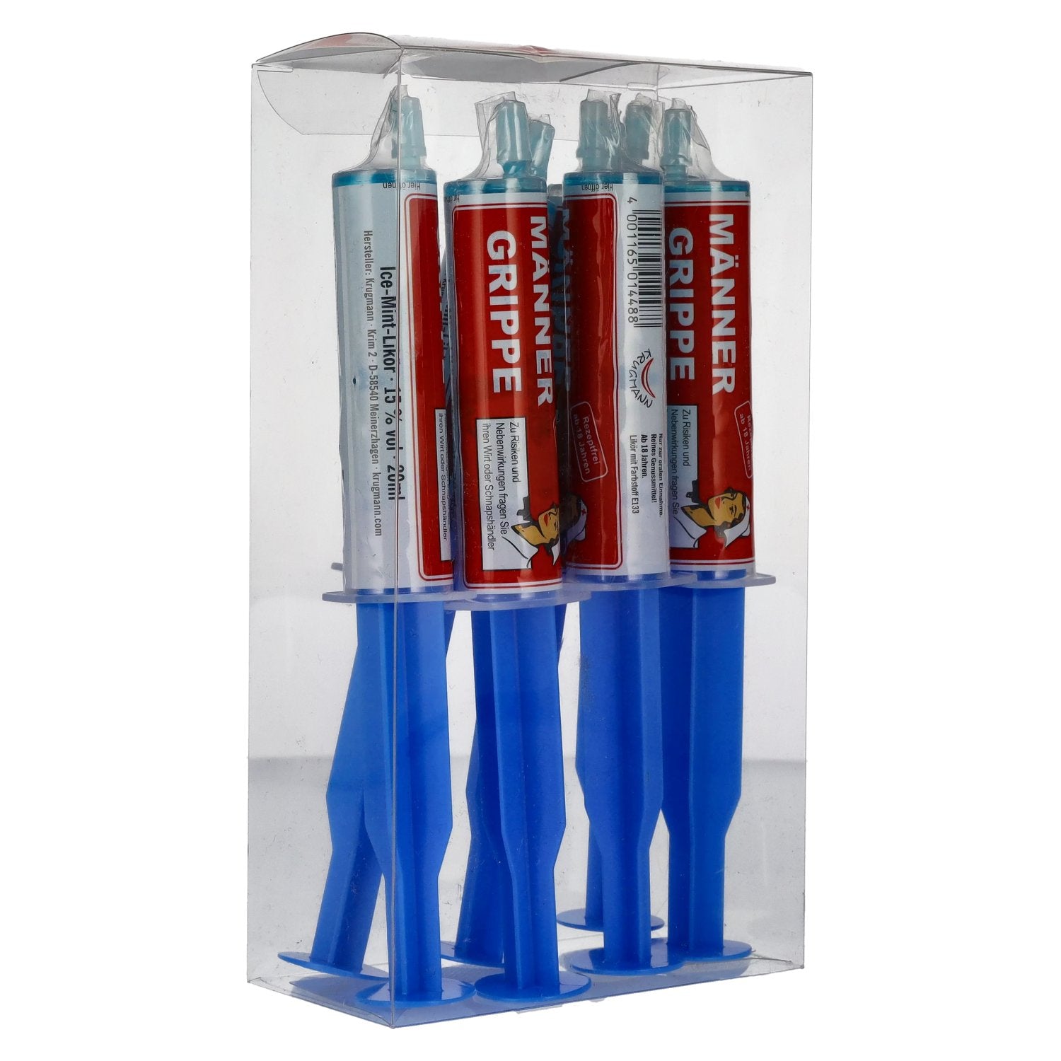 Krugmann MÄNNERGRIPPE Spuit Ice Mint Likeur 15% Vol. 7x0.02l PET